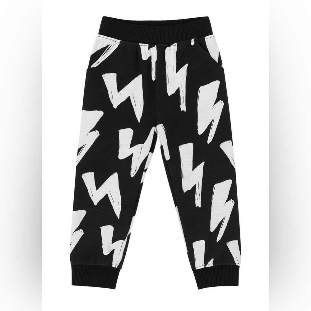 Okie Dokie lighting bolts joggers pants sweatpants